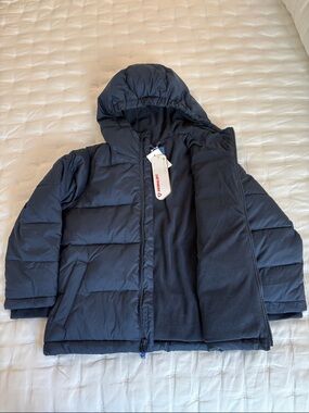 Crewcuts J.Crew Navy Puffer Jacket with Hood